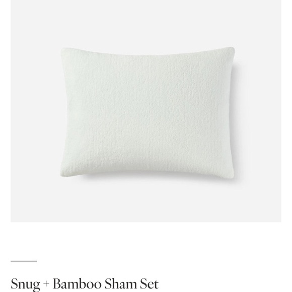Bamboo Pillow Sham - Cream